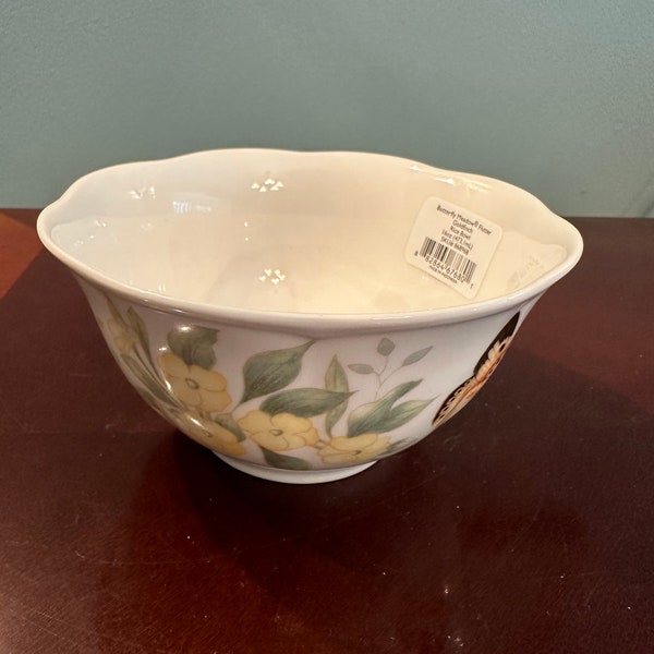 Lenox Butterfly Meadow Goldfinch Rice Bowl