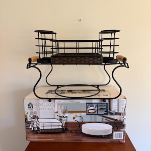 Juego de dos piezas de carrito para buffet Mesa.