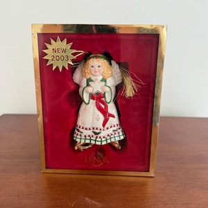 Lenox 2003 Movers and Shakers Angel Christmas Ornament