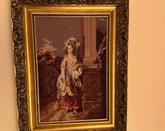 Vintage French Needlepoint Frame. - Etsy