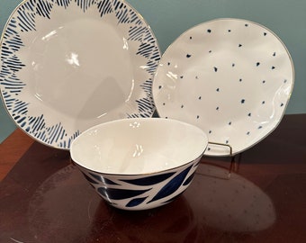 New Lenox Garden Grove 5 Piece Place Setting Etsy