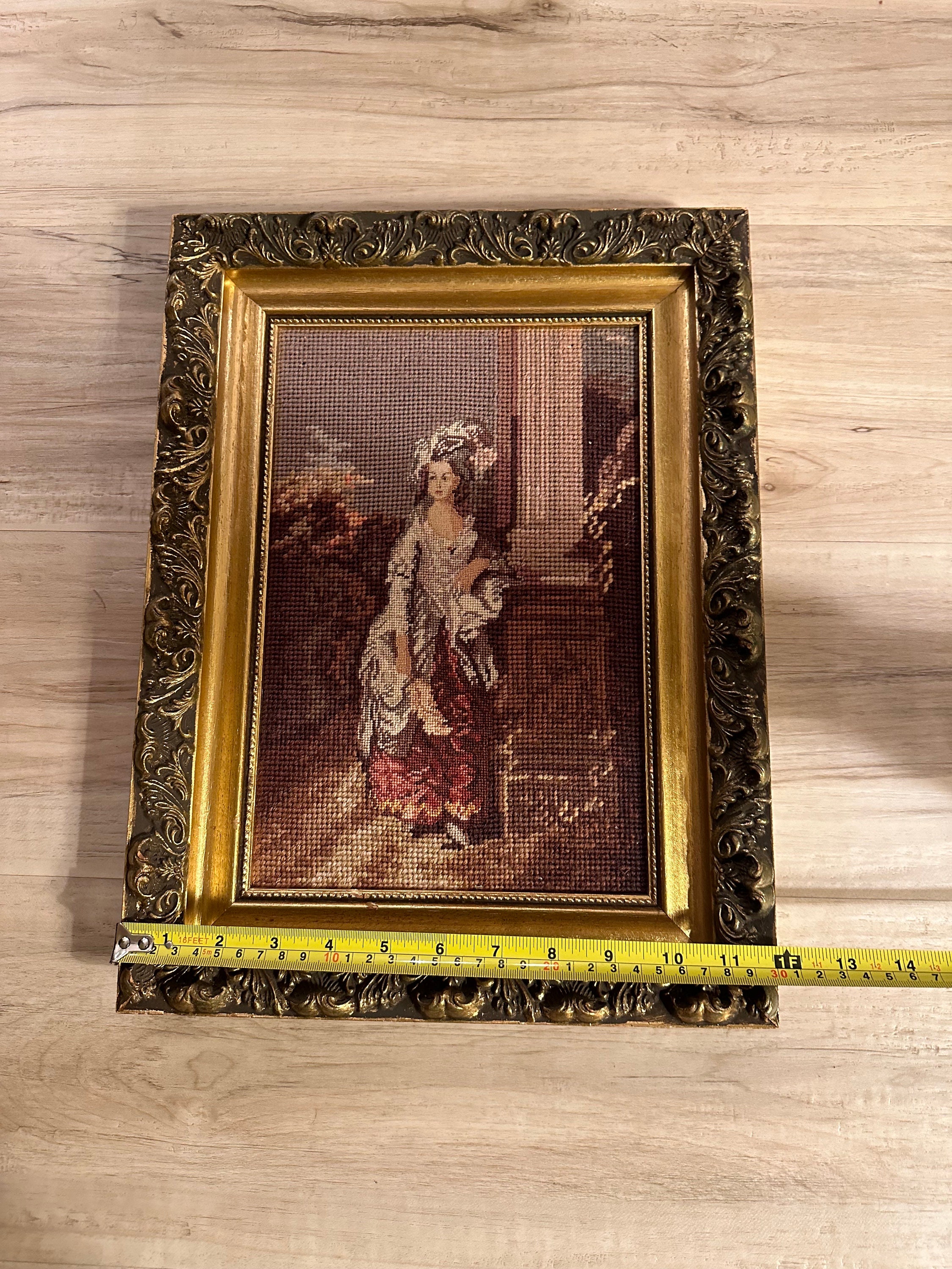 Vintage French Needlepoint Frame. - Etsy