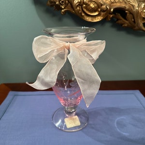 Lenox Crystal Floral Spirit 9” Pink Vase.