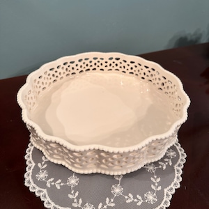 Paris Royal porcelain basket