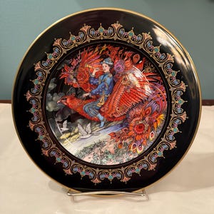 Vintage Villeroy & Boch Plate Magical Fairy Tales From Old Russia Heinrich Germany