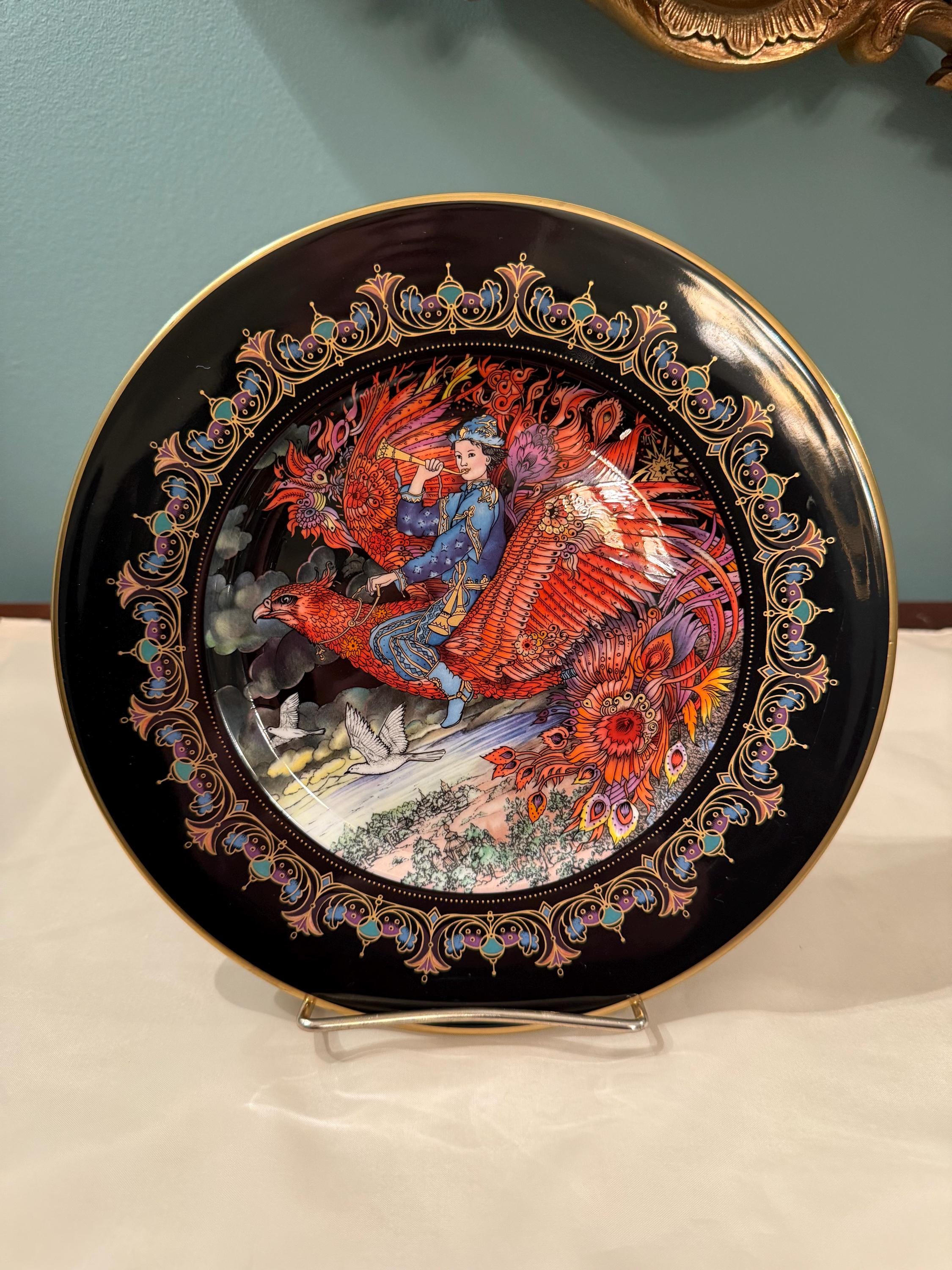 Vintage Villeroy & Boch Plate Magical Fairy Tales From Old Russia