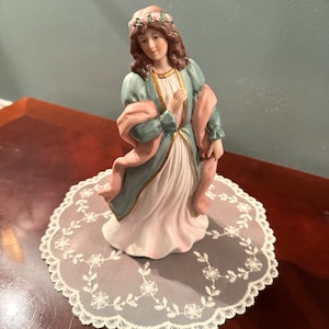 Vintage Home Interior HOMCO Guardian Angel 1486 Porcelain Figurine