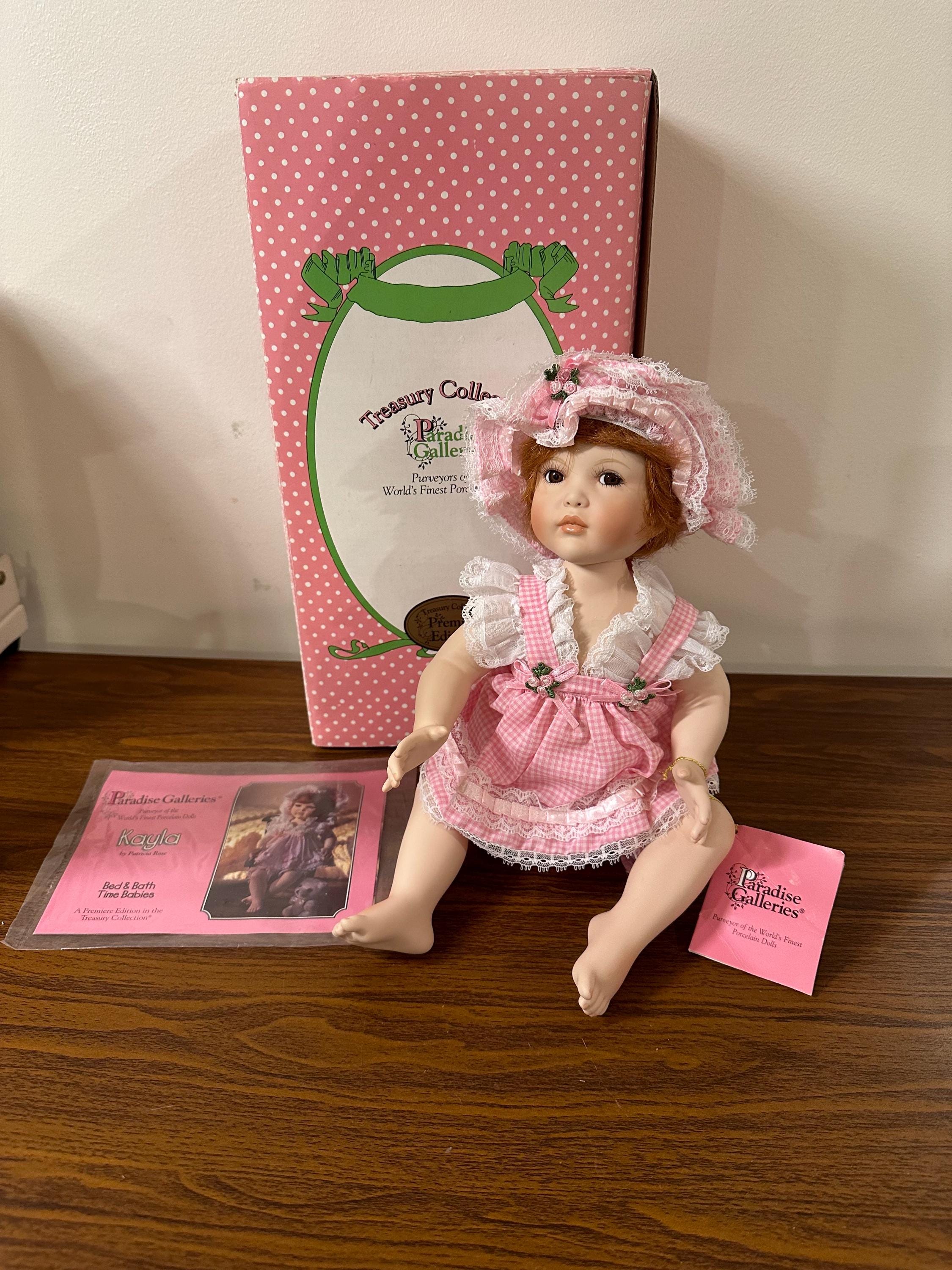Paradise Galleries Porcelain “kayla” Doll - Etsy