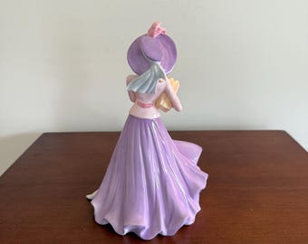 Coalport Sentiments “the Birthday Present “ Bone China Lady