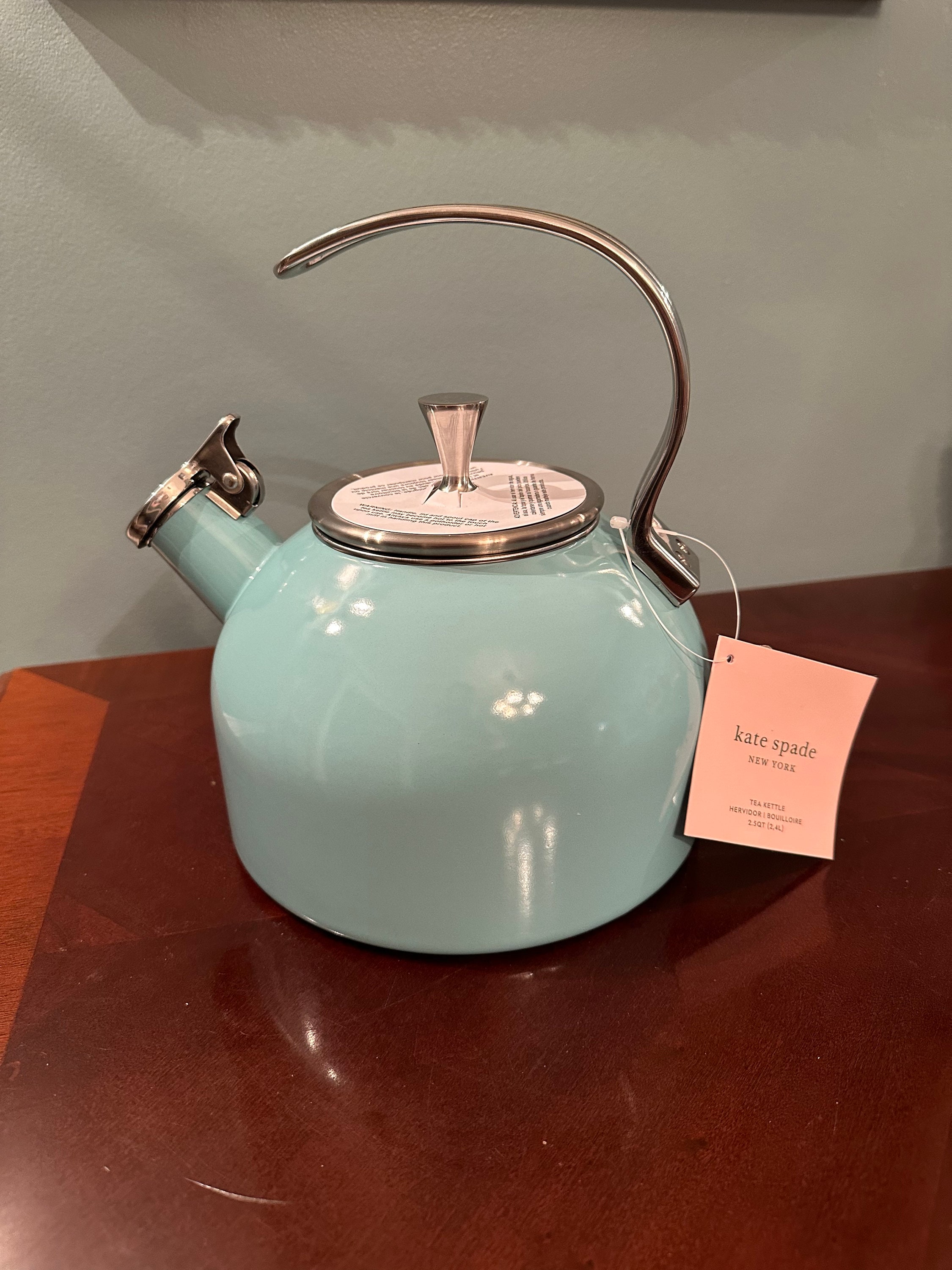 Kate Spade New York Make It Pop Red Tea Kettle