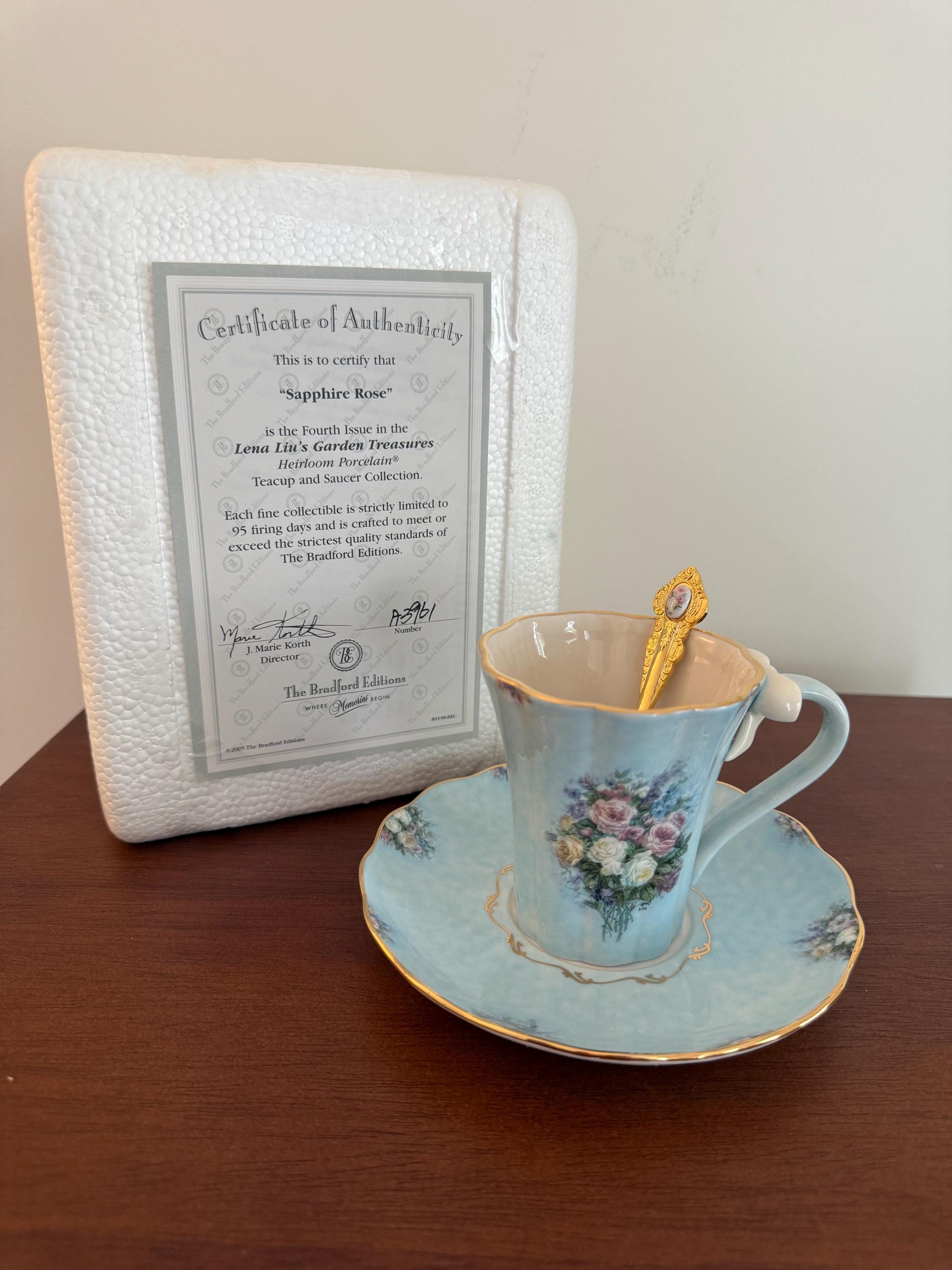 Bradford Editions Garden Treasures “ Sapphire Rose” by Lena Liu