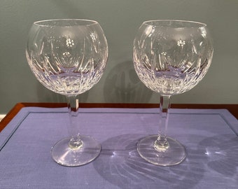 Vintage Pair (2) Waterford Crystal Millenium Collection Toasting Goblets “LOVE”.