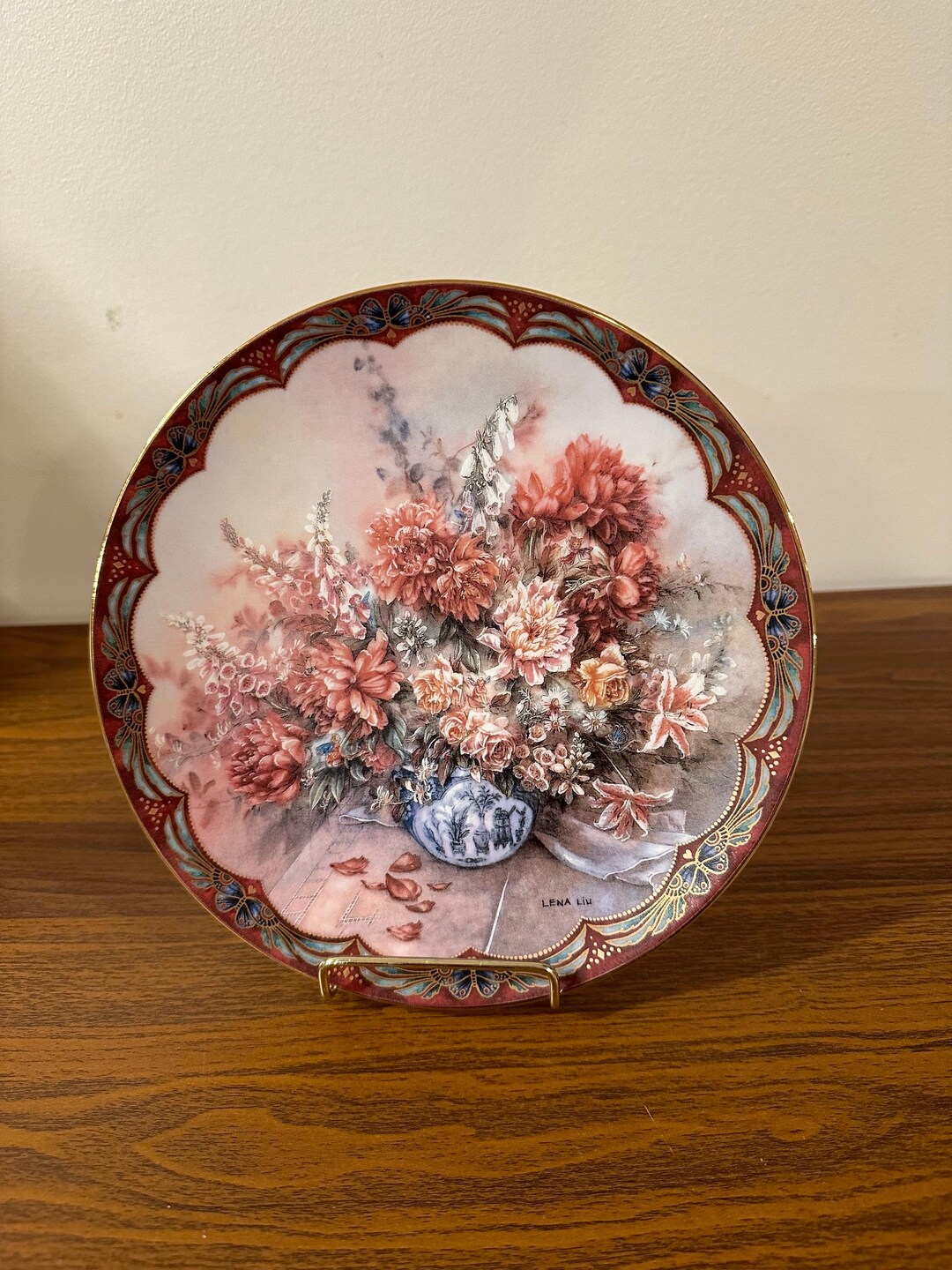 * antique plate ୨୧* フラワーレリーフ アンティークプレート il_1080xN.6442299593_4jd8.jpg
