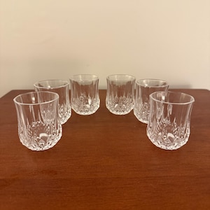 Cristal D'arques クリスタル ショット グラス 6 個セット。 - Etsy 日本