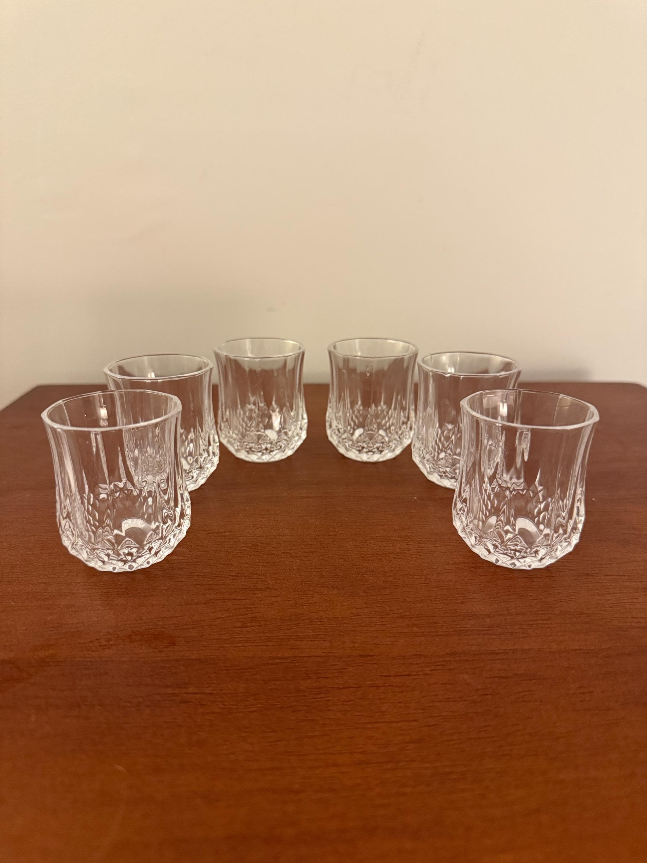 Cristal D'arques クリスタル ショット グラス 6 個セット。 - Etsy 日本
