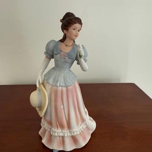 Vintage Homco Victorian Lady Camille Figurine #1452