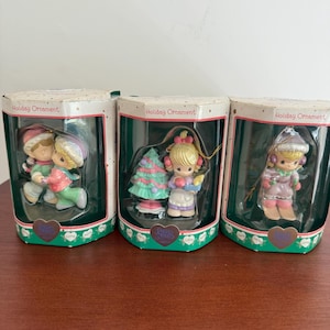 Set of 3 Precious Moments by Enesco Ornaments