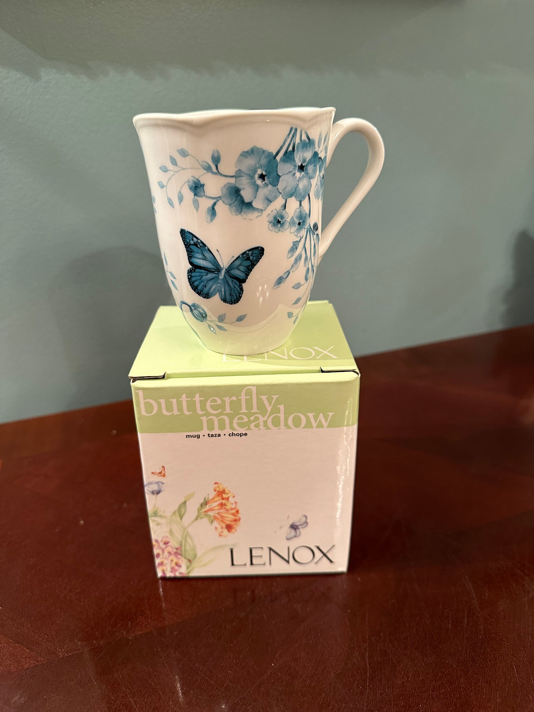 Lenox Butterfly Meadow 10 oz Travel Mug