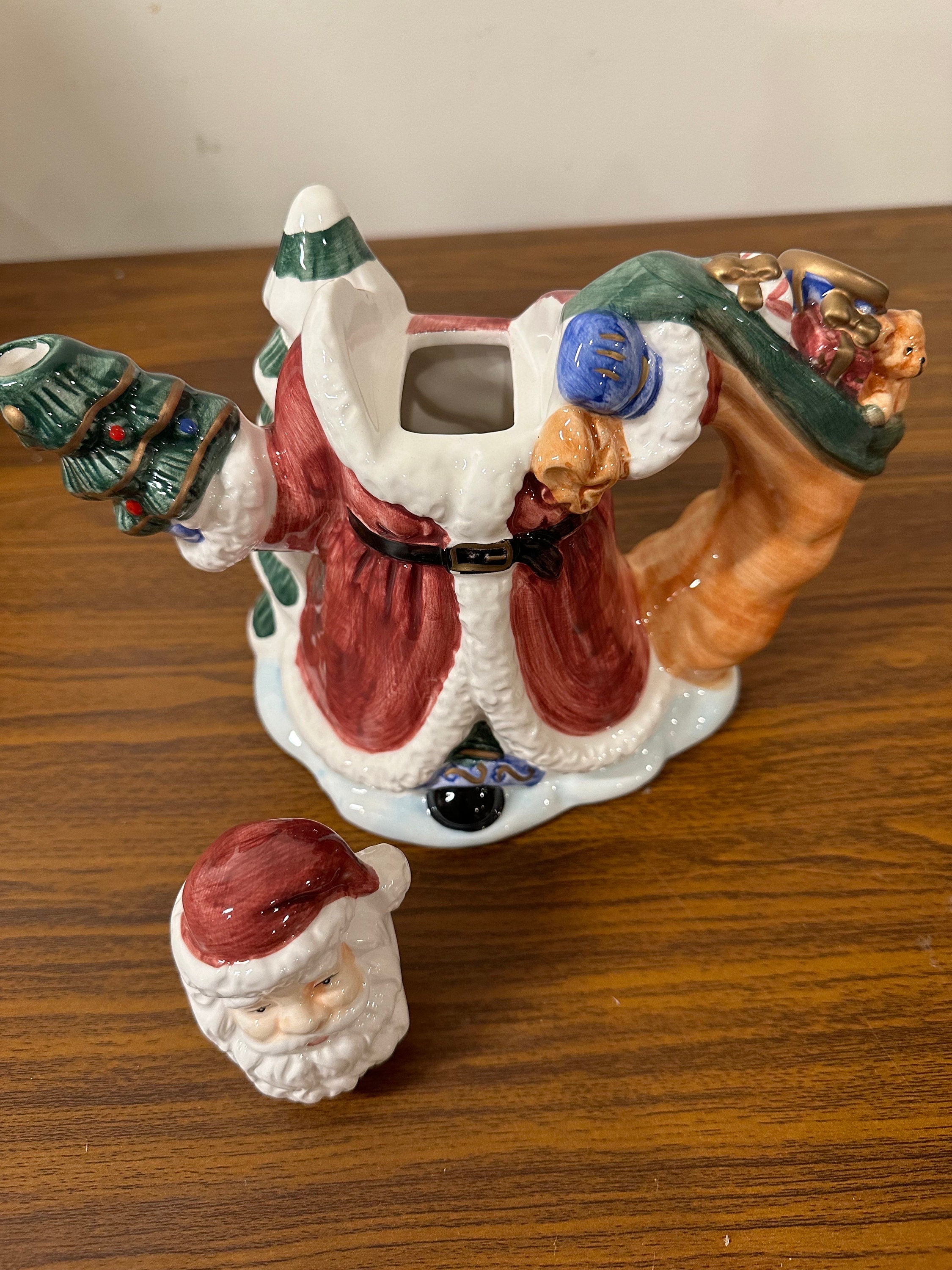 ヴィンテージ サンタクロース ティーポット - Etsy 日本