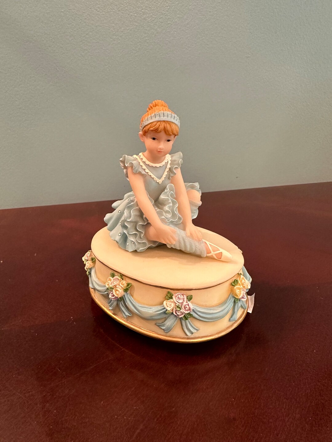 Vintage Lefton Musical Ballerina Girl Figurine Etsy