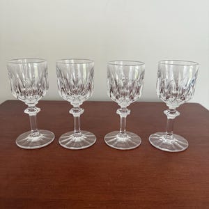Set of 4 Angelique by Nachtmann fine Crystal Liqueur Glasses