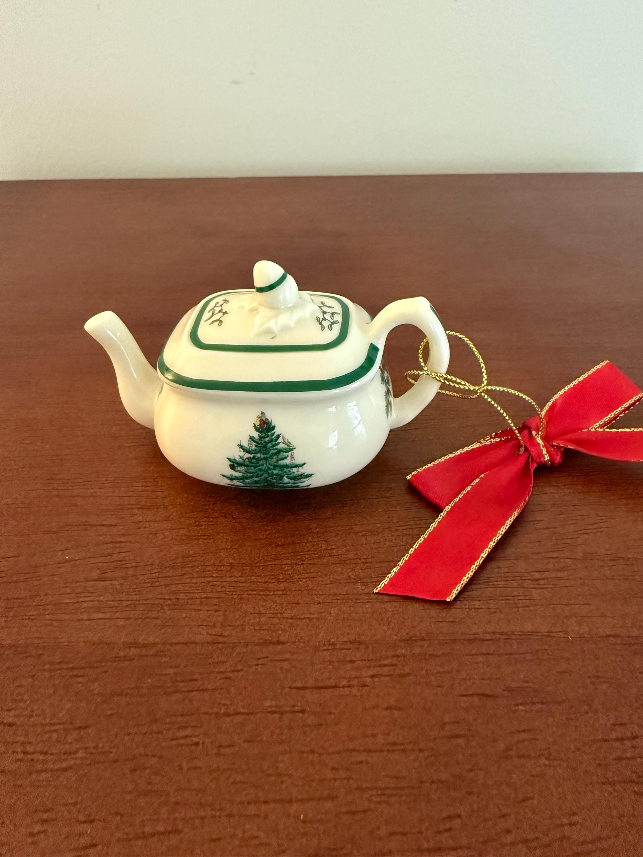 Spode Teapot Christmas Ornament - Etsy