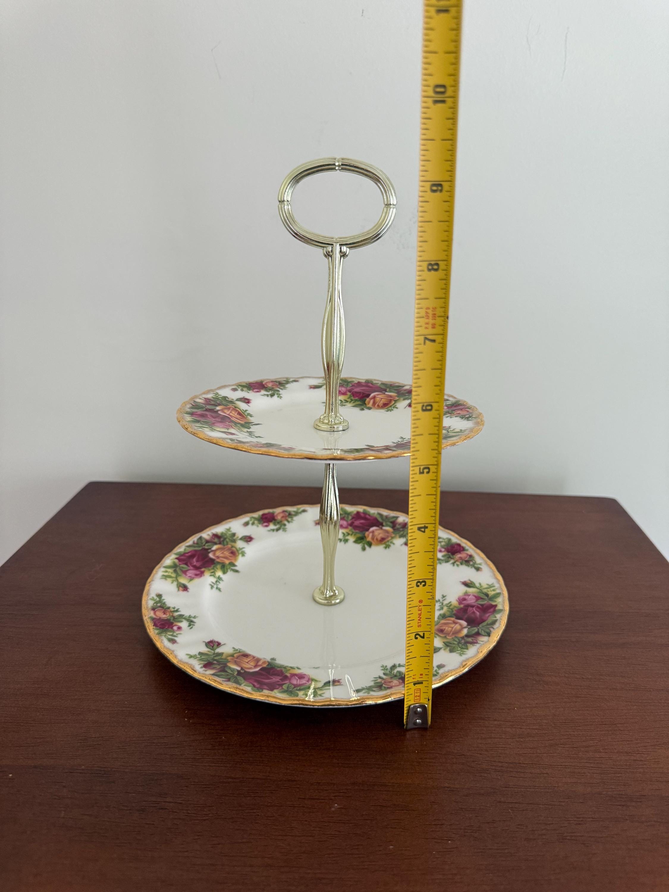 ロイヤルアルバート オールドカントリーローズ 2段ケーキ