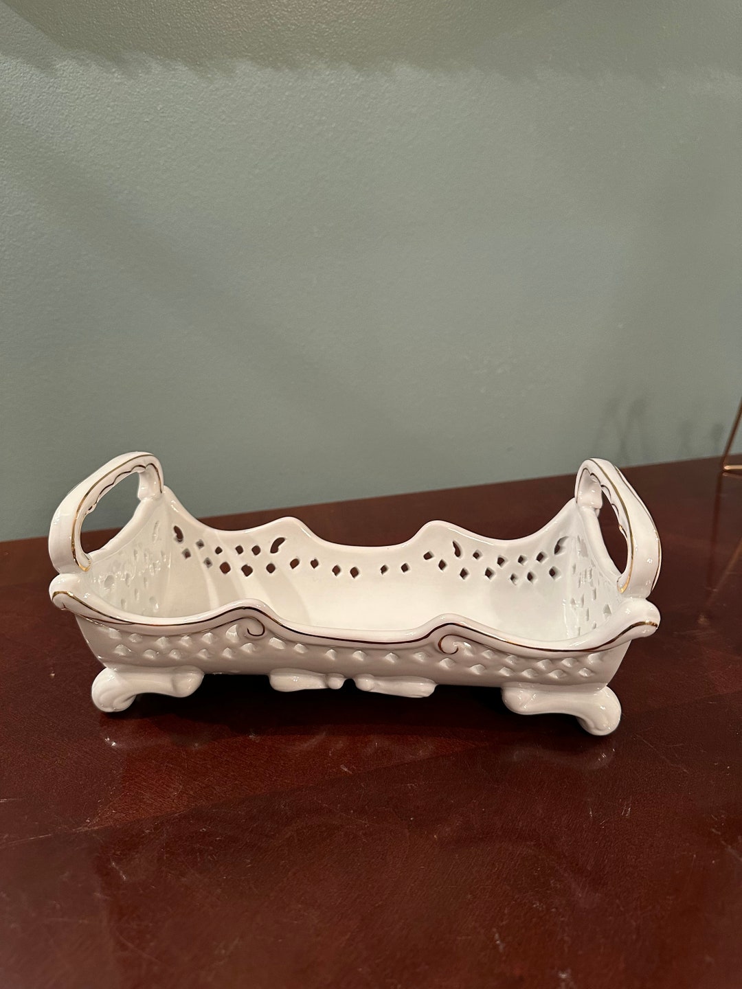 Porcelain Treaures Flatware Caddies,cutlery Holder Etsy