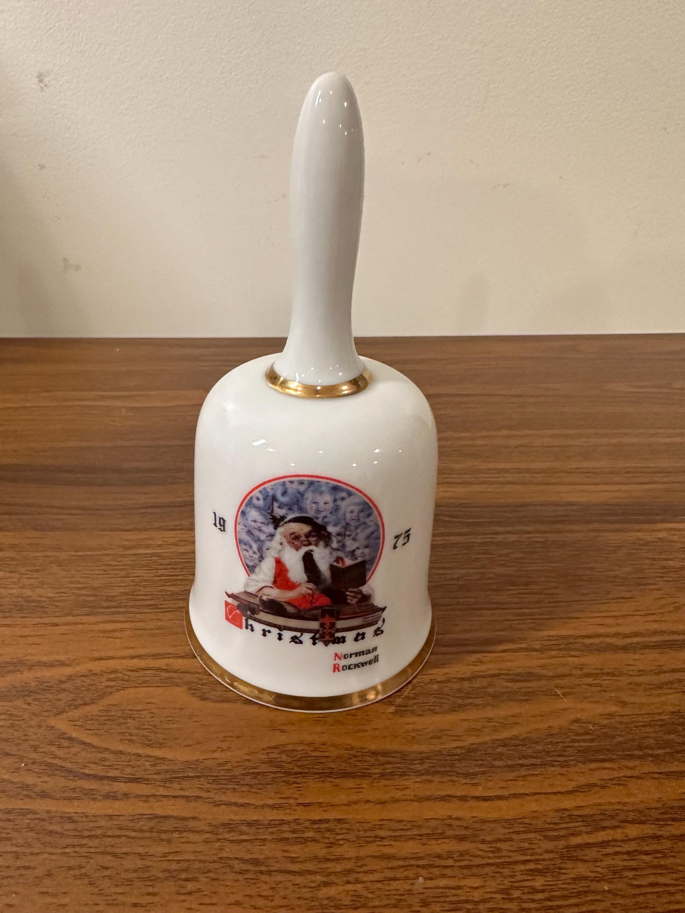u*i様 1987 Christmas Bell Reuge オルゴール Norman Rockwell First Limited Edition 1975 Christmas Bell - Etsy