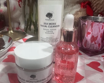 Sea Moss facial skincare set