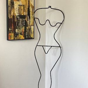 Vintage 80er Jahre Ikea Stummer Diener Frauen Figur | Fehlende Kopfstütze Bitte kontaktieren Sie den Verkäufer