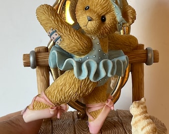 2000 Cherished Teddies Ballerina Figur, "Tia", Enesco Sammlerstück