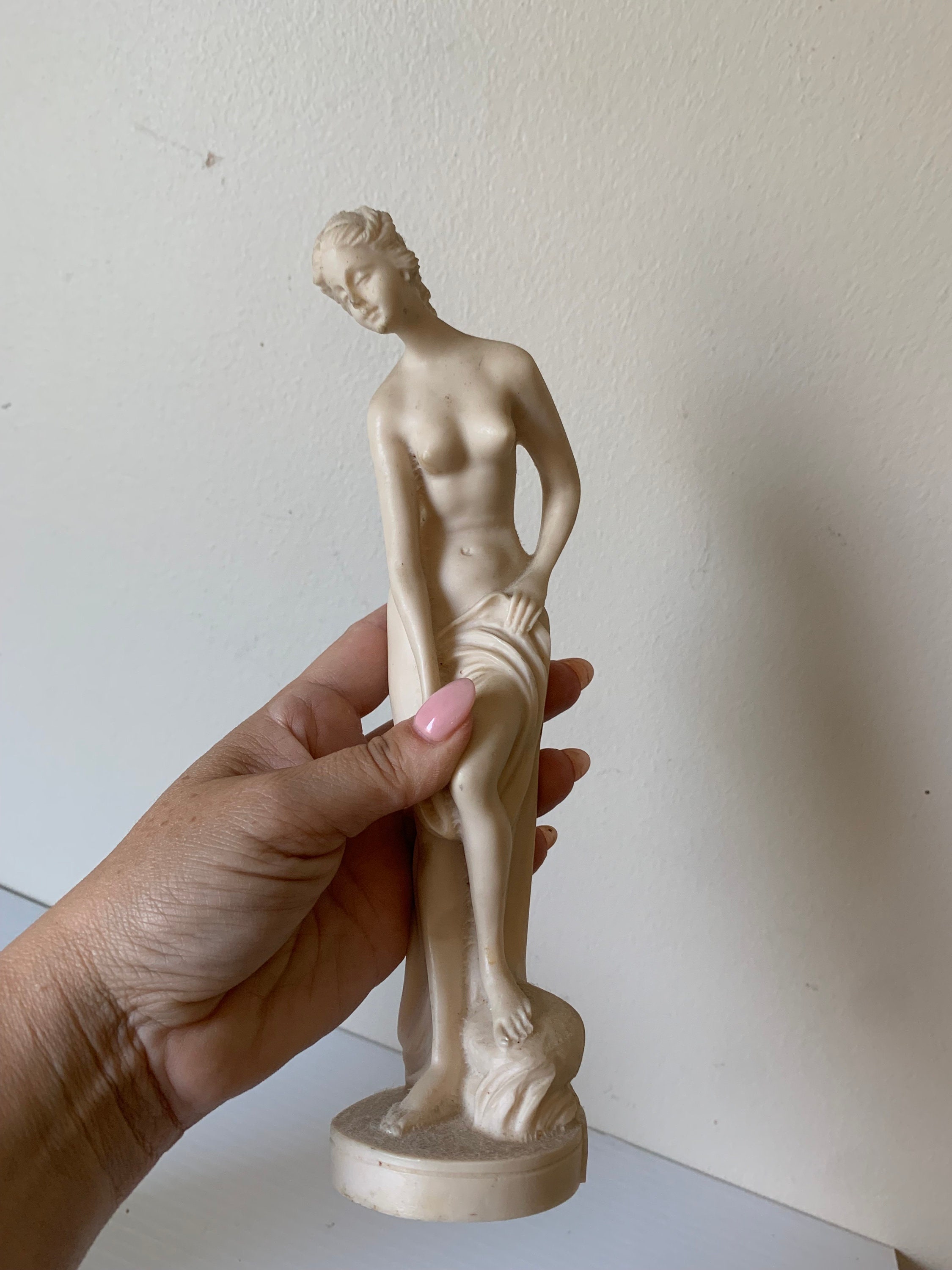 女人裸婦像□classic figure sculptor a.santini サンティーニ