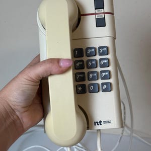 Northern Telecom Vintage Phone, Corded Telephone, Retro Landline, Classic Home Decor,