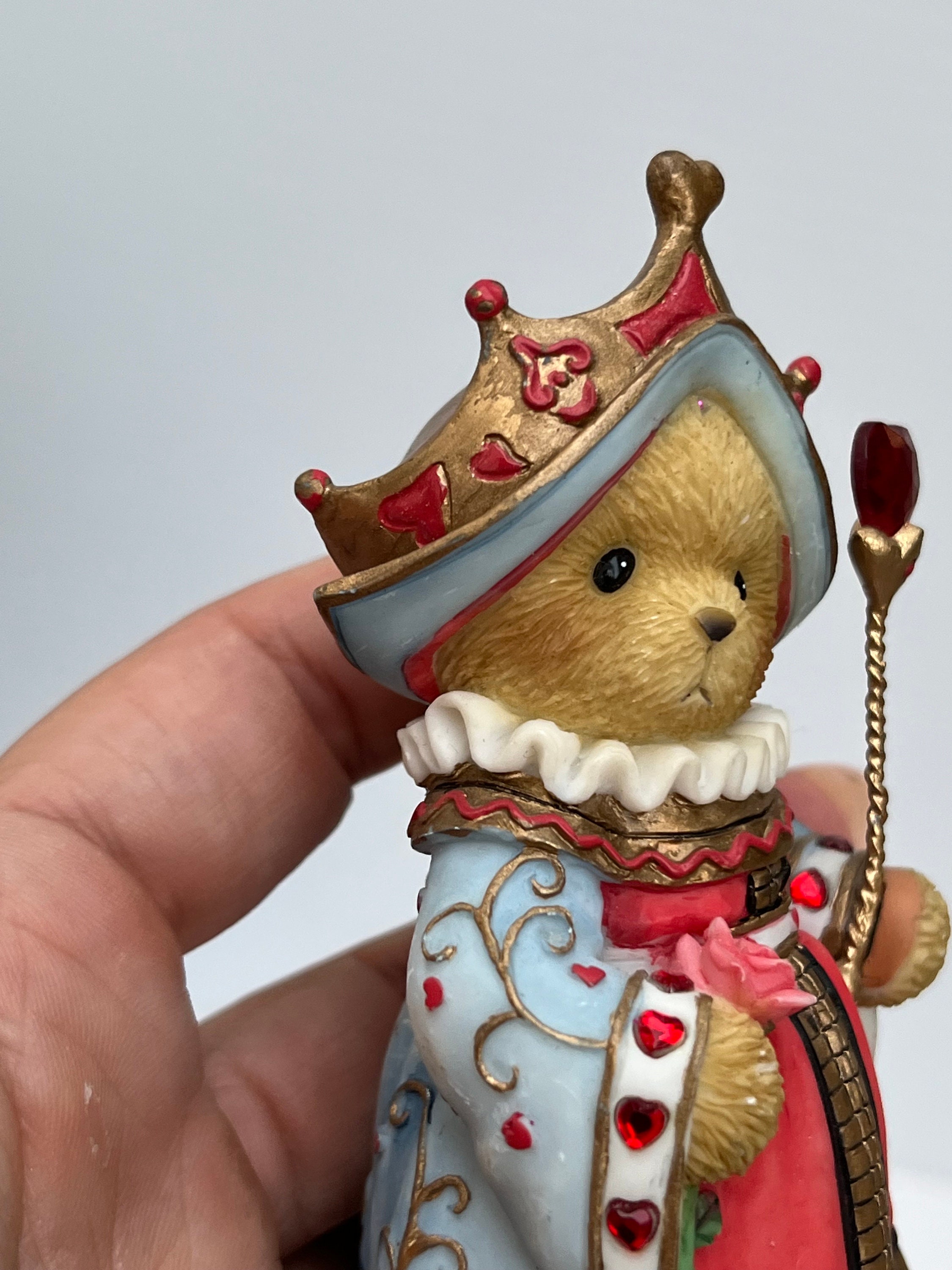 Cherished Teddies Queen of Your Heart Figurine, Teddy Bear Gift, Heart Staff, Collector's Item, Heart Decor - Etsy Cherished Teddies Queen of Your Heart Figurine, Teddy Bear Gift, Heart Staff, Collector's Item, Heart Decor - Etsy