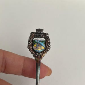 Koblenz Germany Vintage Souvenir Spoon Collectible, Travel Memorabilia, Collectible Spoon, Retro Kitchen Decor, Gift For Collector