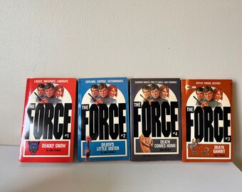 Jake Decker paperbackbundel, The Force Series nr. 1-4, Vigilante-avonturenromans, cadeau boekenliefhebber