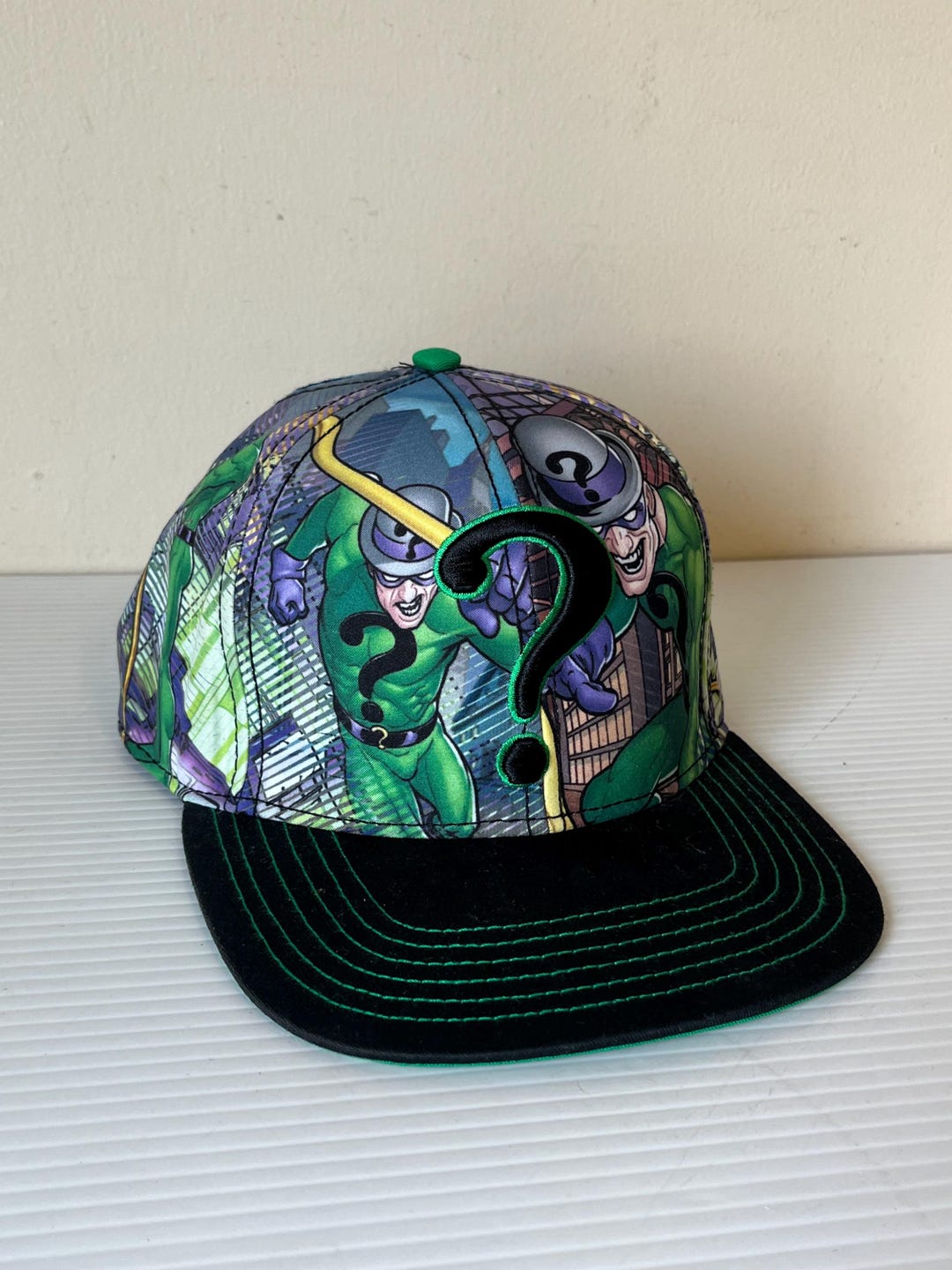 Vintage Riddler Snapback Hat, DC Comics Collector