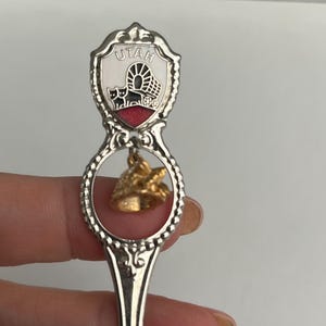 Utah Vintage Souvenir Spoon Collectible, Travel Memorabilia, Collectible Spoon, Retro Kitchen Decor, Gift For Collector