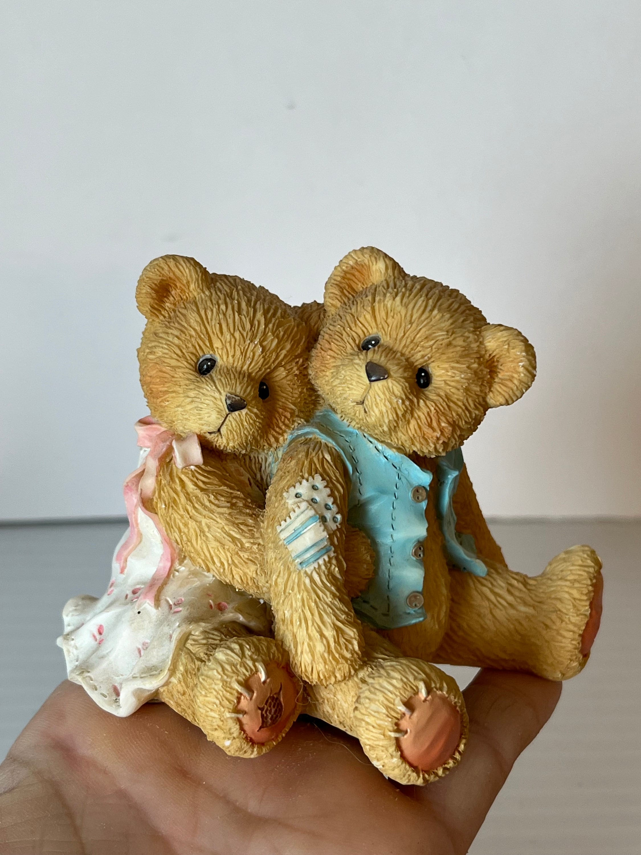 Cherished Teddies Seth and Sarabeth Figurine, Enesco Collectible