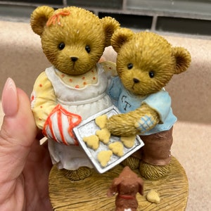 Cherished Teddies Courtney Cameron & Spot Figurine, Enesco