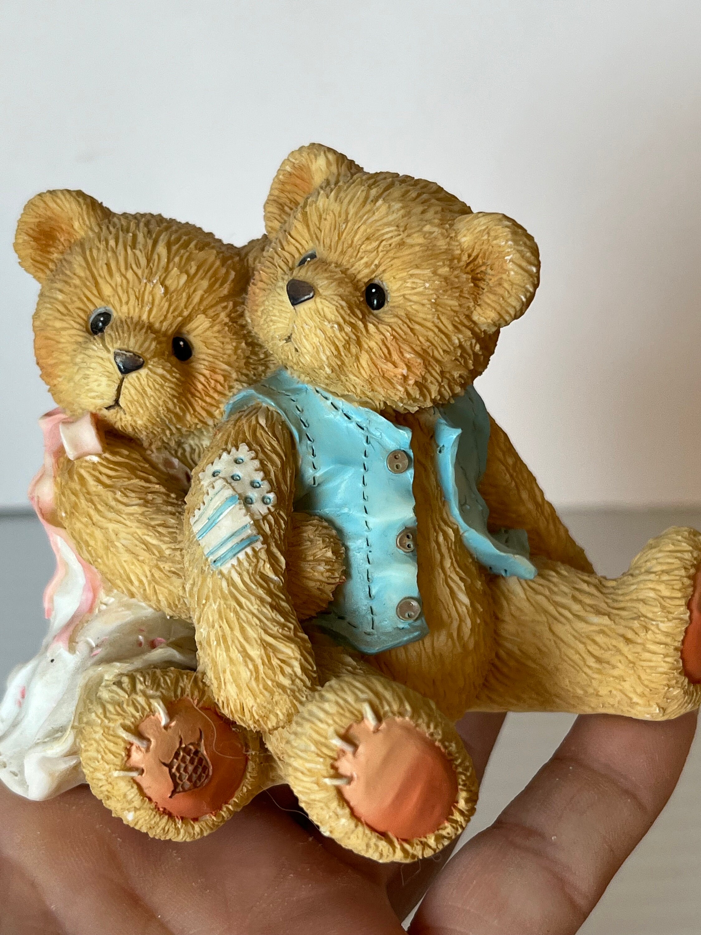 Cherished Teddies Seth and Sarabeth Figurine Gift Set, Friendship