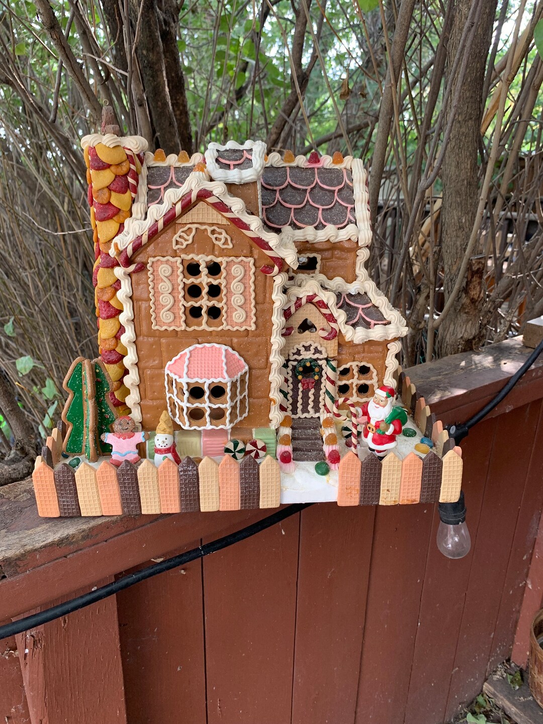 Vintage Gingerbread Housevintage Christmas Decorations Etsy