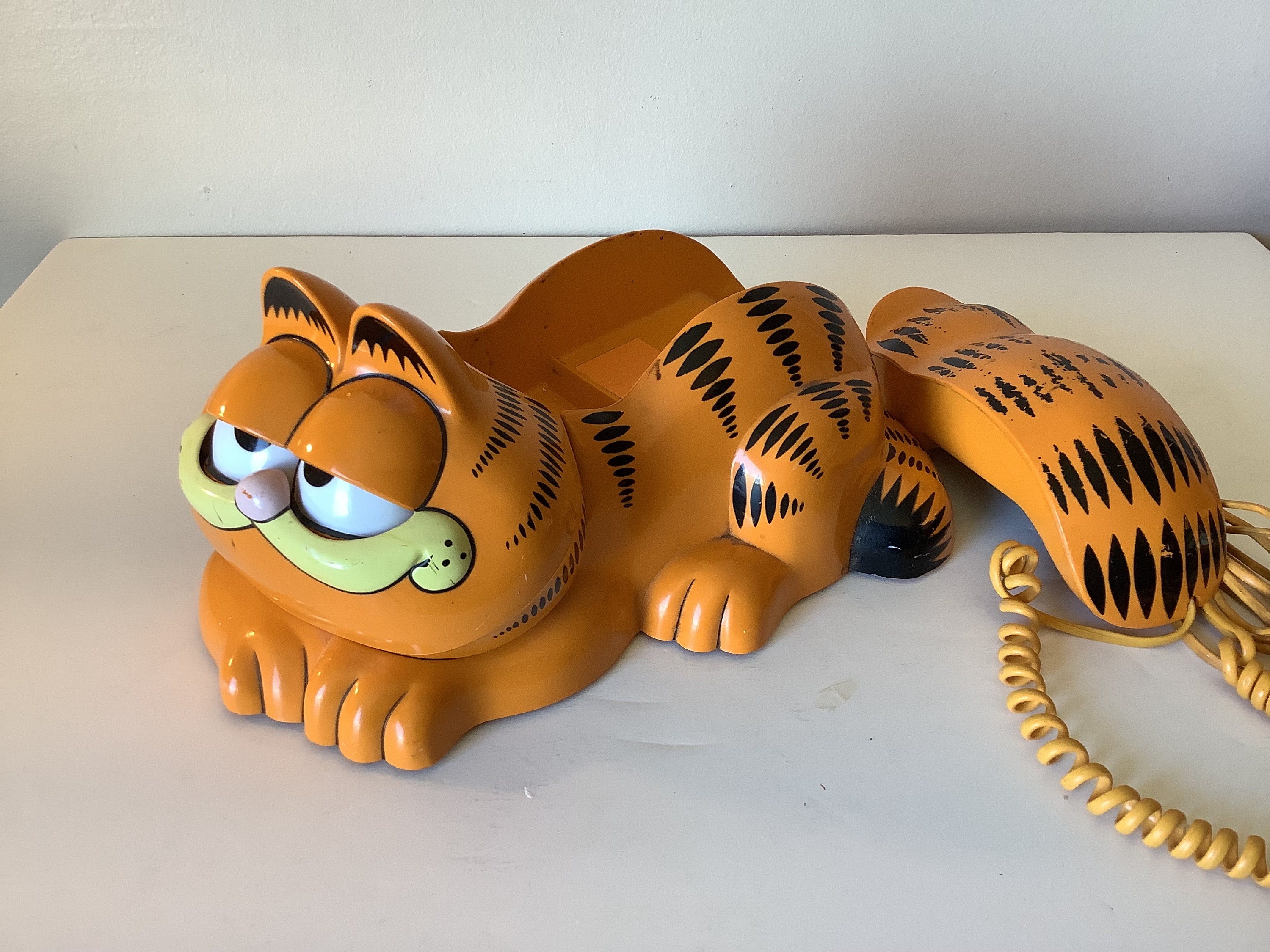 1981 Vintage Garfield the Cat Telephone Eyes Open & Close Phone - Etsy
