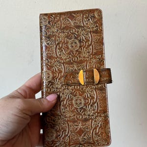 Portefeuille en cuir vintage marron, Portefeuille pour homme, Portefeuille pour femme, Accessoire en cuir classique, Nouveau portefeuille mince, Idée cadeau