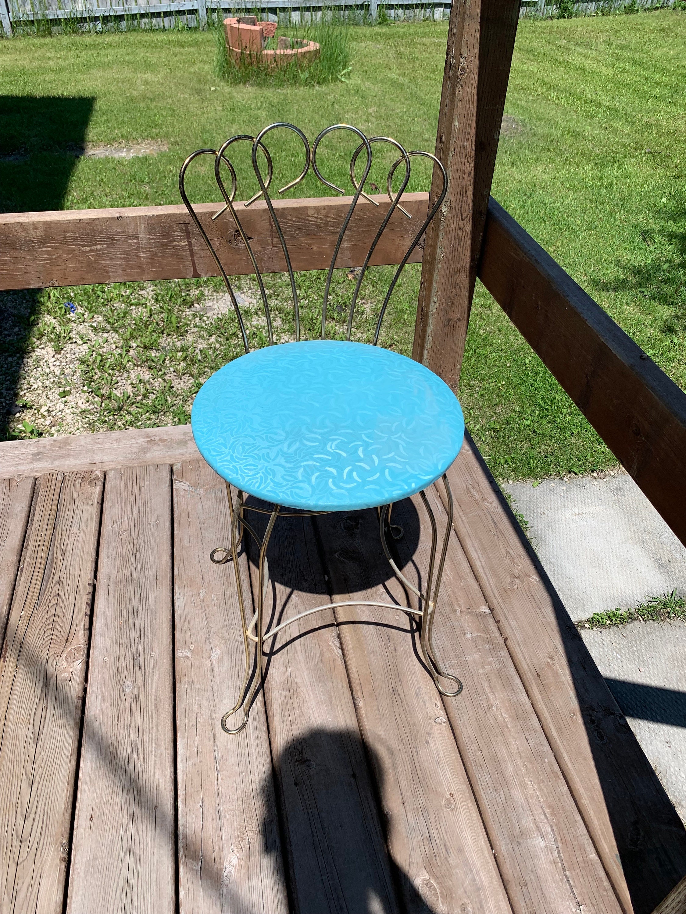 Brass wire chair shop