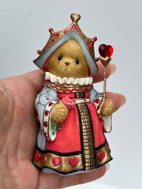Cherished Teddies Queen of Your Heart Figurine, Teddy Bear
