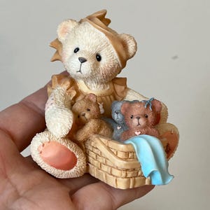 Teddy Bear &quot;Tanna&quot; CHERISHED TEDDIES Collector&#39;s Figure, Gift for Collectors, Vintage Figurine, Nursery Decoration