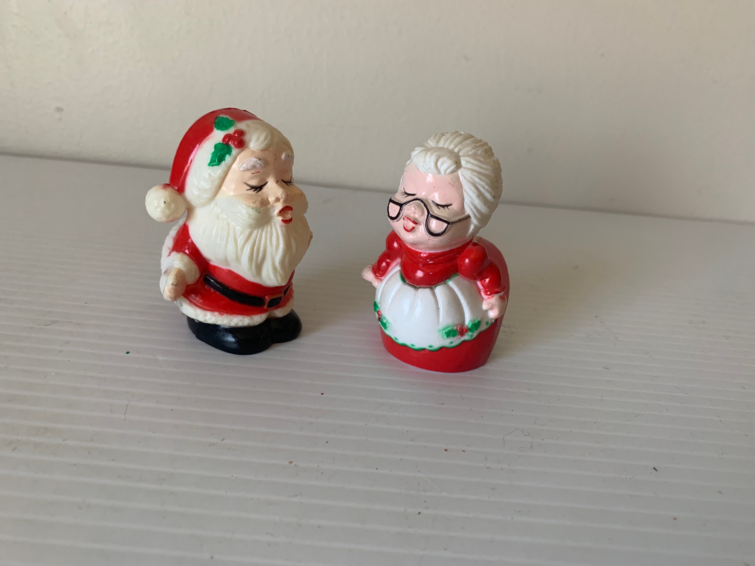 Ensemble Salière Et Poivrière Père Noël Et Rudolph - Déco De Table De Noël Mignonne - 11