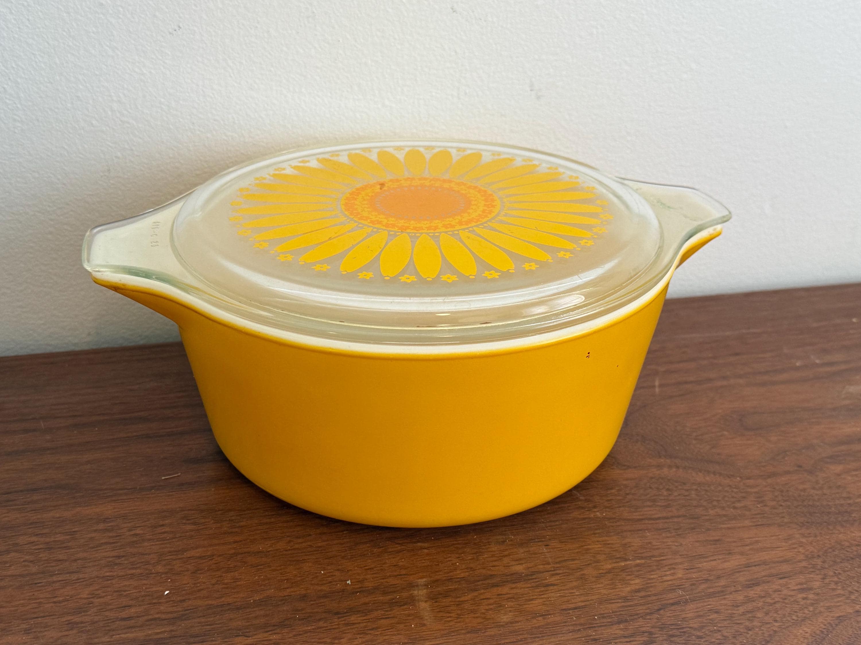 Pyrex Sunflower Daisy Lid - Etsy